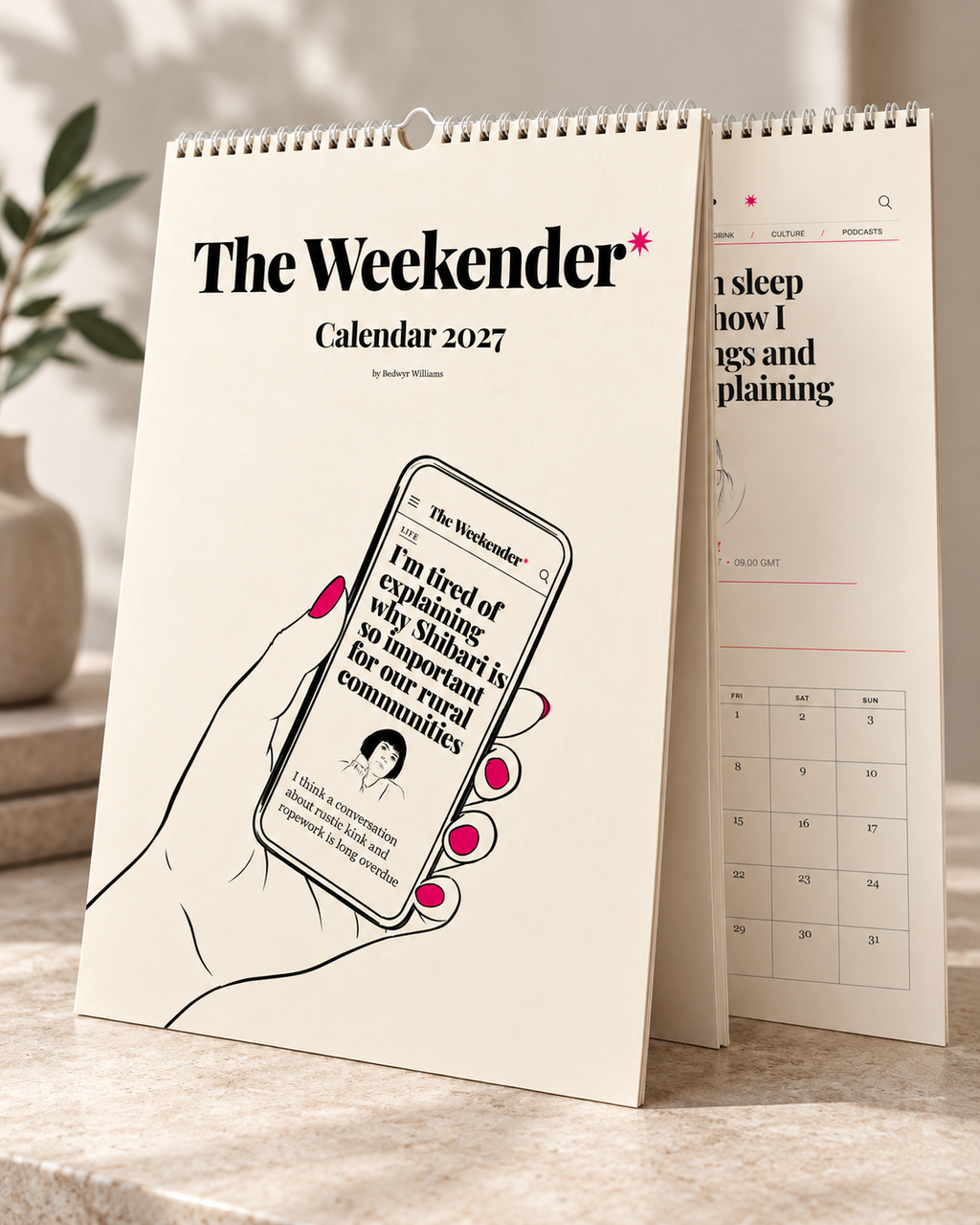 The Weekender Calendar 2027 (Pre-order)