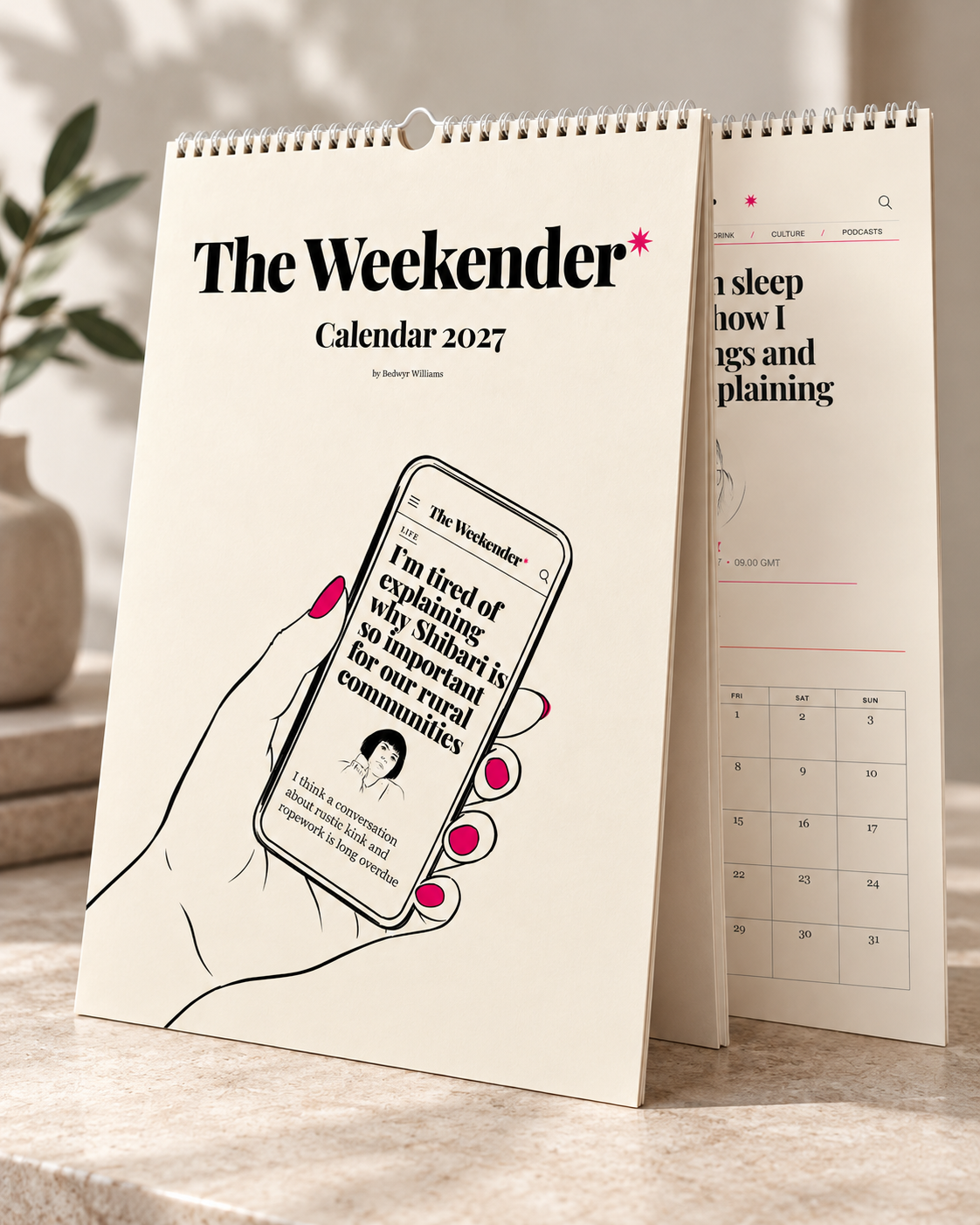 The Weekender Calendar 2027 (Pre-order)