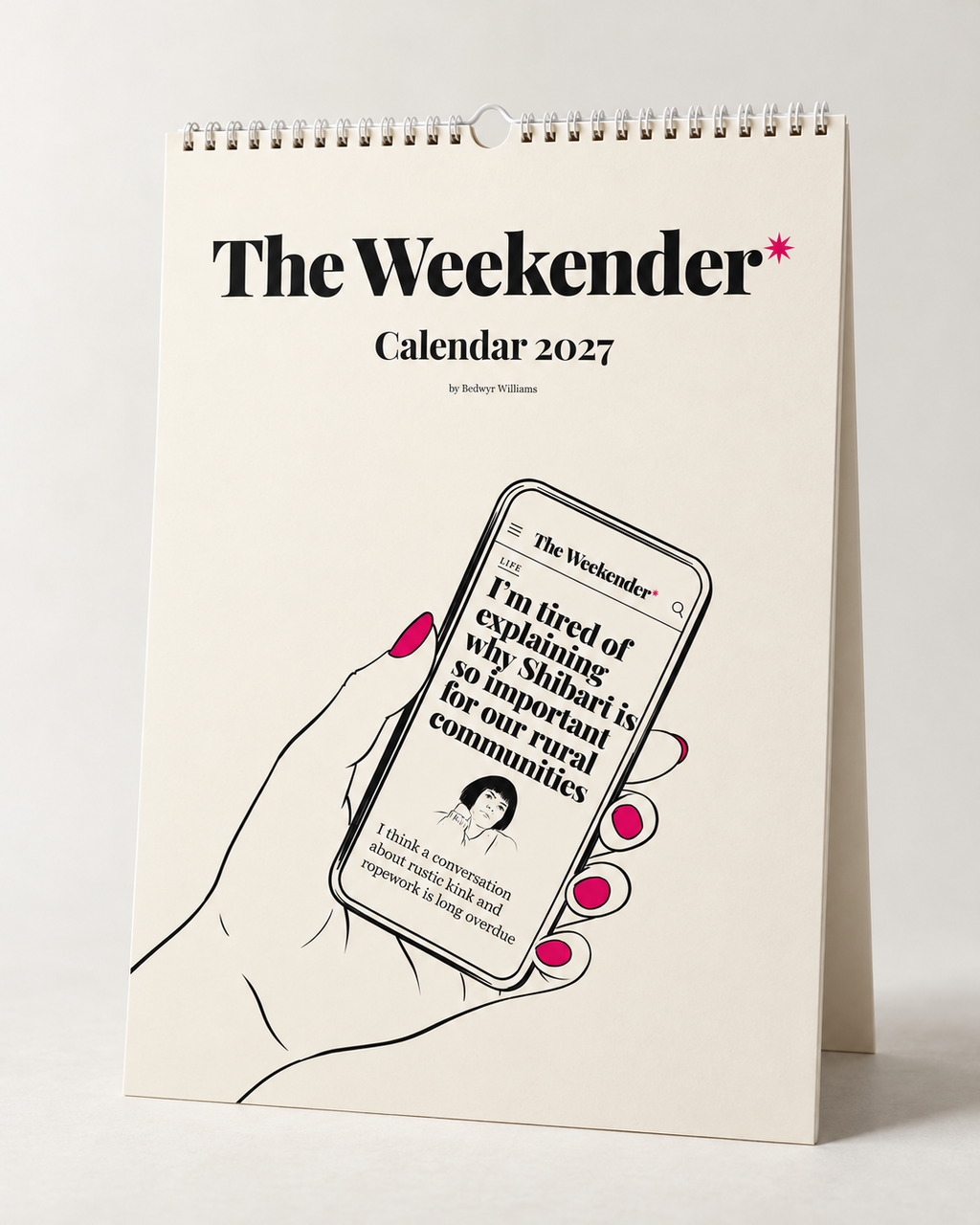 The Weekender Calendar 2027 (Pre-order)
